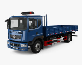 DongFeng KR Flatbed Truck 2021 3D model