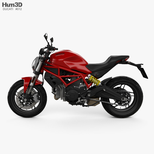Ducati Monster 797 2018 3d Model Vehicles On Hum3d