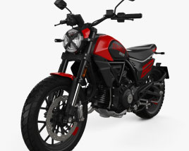 Ducati Scrambler Full Throttle 2023 3D model