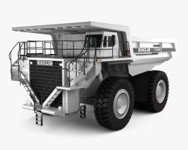 Euclid R260 Dump Truck 2000 3D model