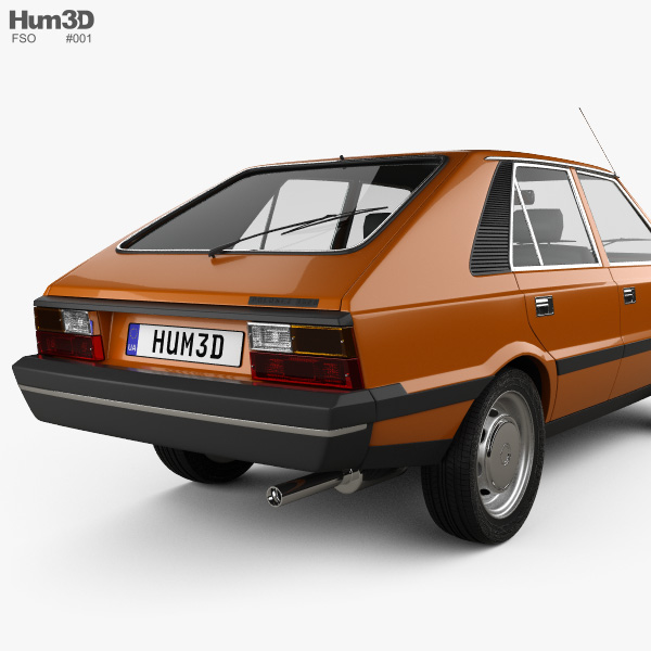 FSO Polonez 1978 3D model - Vehicles on Hum3D