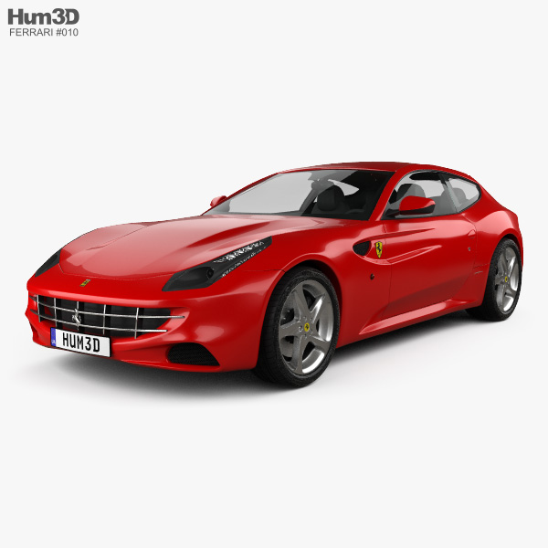 Ferrari FF 2011 3D model - Vehicles on Hum3D