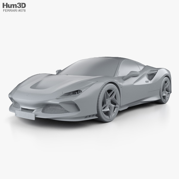 Ferrari F8 Tributo 2019 3d Model