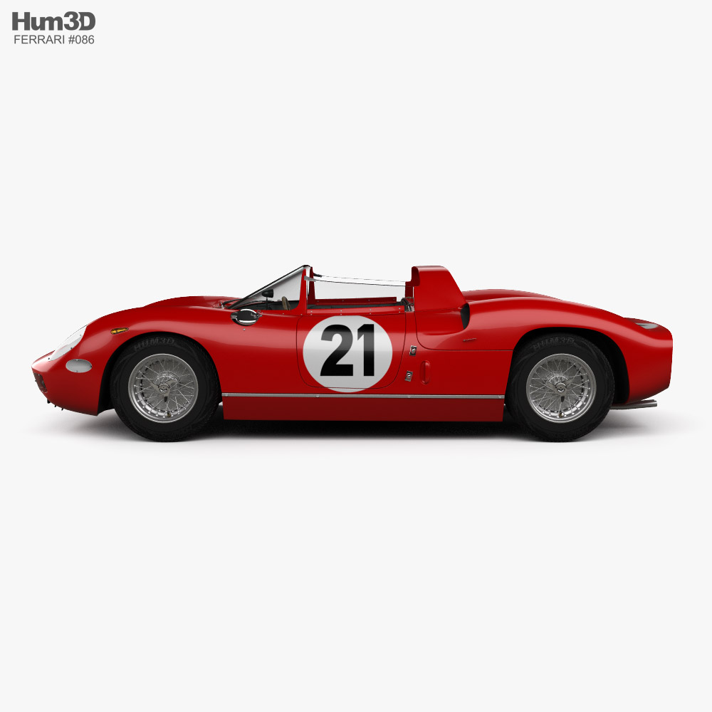 Ferrari 250 P 1963 3D model - Vehicles on Hum3D