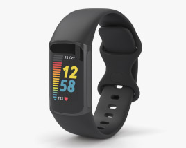 Fitbit Charge 5 Black 3D model