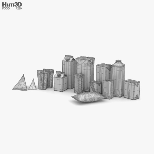 Tetra Pak 3d Model Food On Hum3d