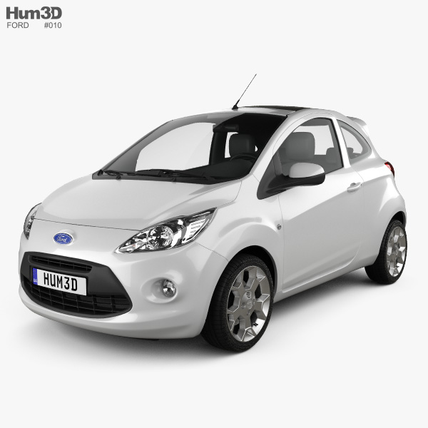 Ford Ka 2009 3d Model Vehicles On Hum3d