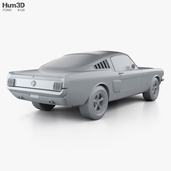 Ford Mustang Fastback 1965 3d Model Vehicles On Hum3d