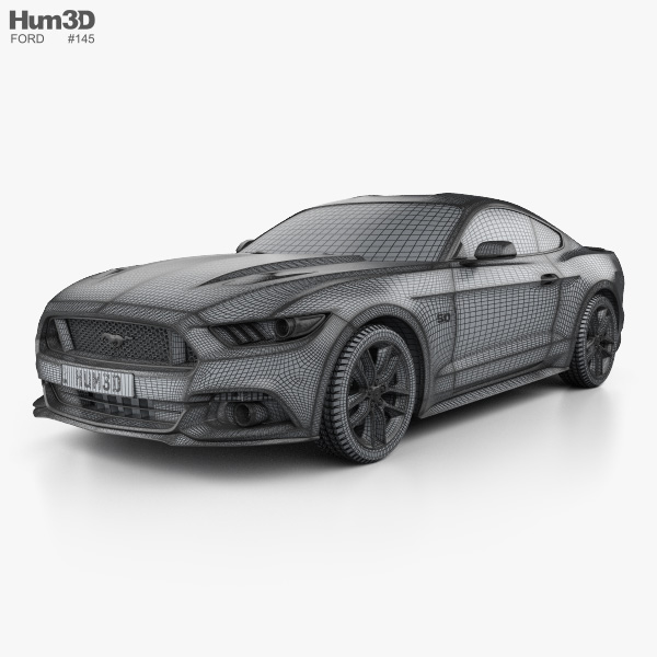 Ford Mustang Gt 2015 3d Model