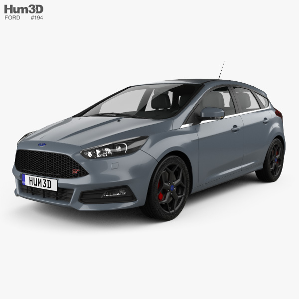 Ford Focus St 2015 3d Model Vehicles On Hum3d