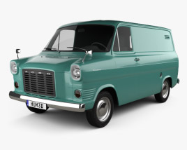 Ford Transit Panel Van 1965 3D model