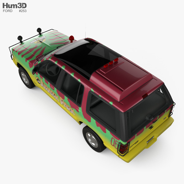 jurassic park ford explorer toy