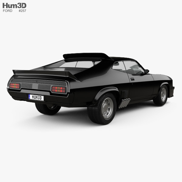 Ford Falcon Gt Coupe Interceptor Mad Max 1979 3d Model Vehicles