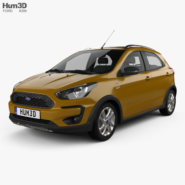 Ford Ka Plus Active Freestyle Hatchback 2019 3d Model Vehicles