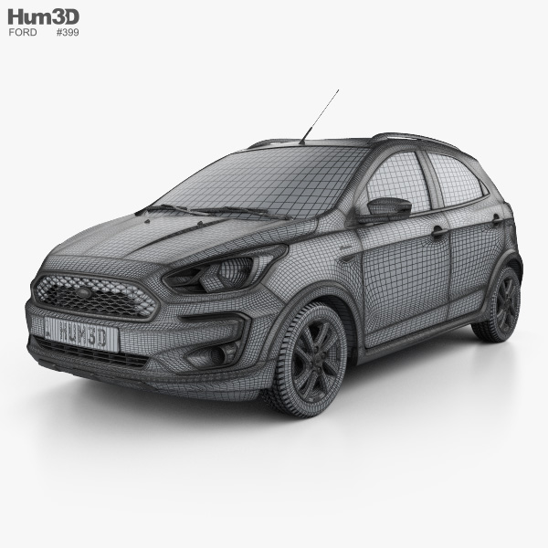 Ford Ka Plus Active Freestyle Hatchback 2019 3d Model Vehicles