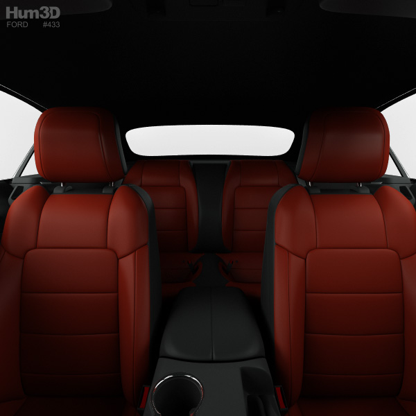 Ford Mustang Gt Convertible With Hq Interior 2015 3d Model