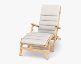 Carl Hansen and Son BM5565 With Footrest Deck chair 3D model