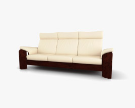 Ekornes Pegasus Three-Seat sofa 3D model