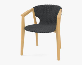 Ethimo Knit Dining armchair 3D model