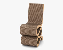 Wiggle Side chair 3D model