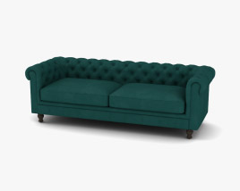 Winchester Fabric sofa 3D model