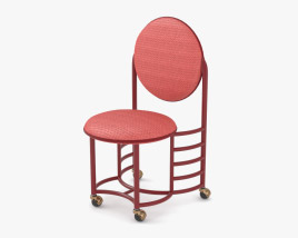 Frank Lloyd Wright Johnson Wax Office Chair 3D model