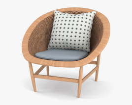 Kettal Basket Chair 3D model