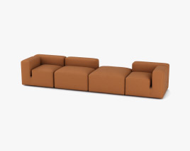 Tacchini Le Mure Sofa 3D model