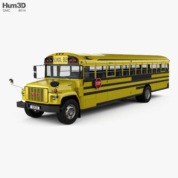 gmc school bus toy