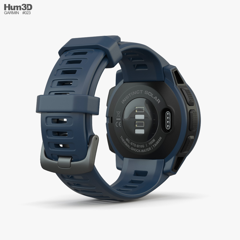 garmin instinct solar tidal blue