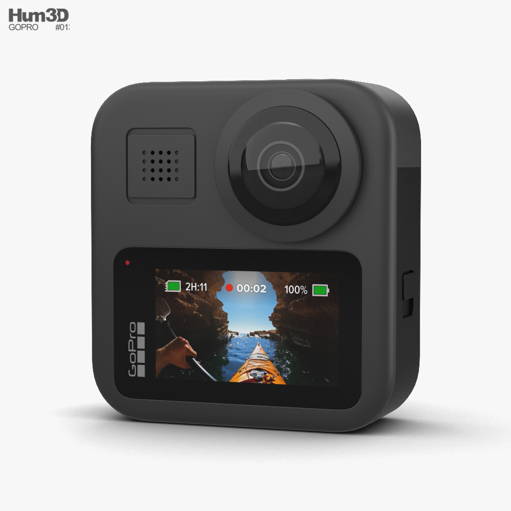 GoPro Max 3D model - Electronics on Hum3D