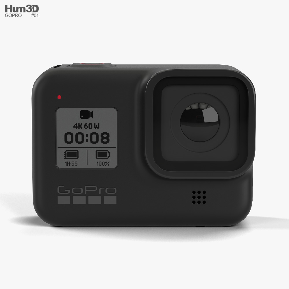 Gopro Hero8 Black 3d Model Electronics On Hum3d