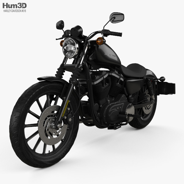 Harley-Davidson Sportster XL 883N Iron 883 2009 3D model ...