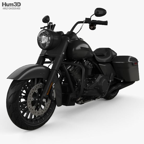 Harley Davidson Road King 2018 3d Model Vehicles On Hum3d