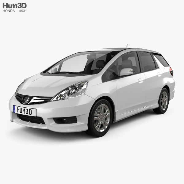 Honda Fit Jazz Shuttle 2012 3d Model Vehicles On Hum3d