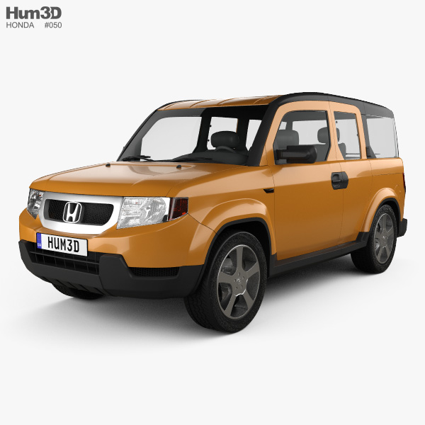 Honda Element Ex 2008 3d Model