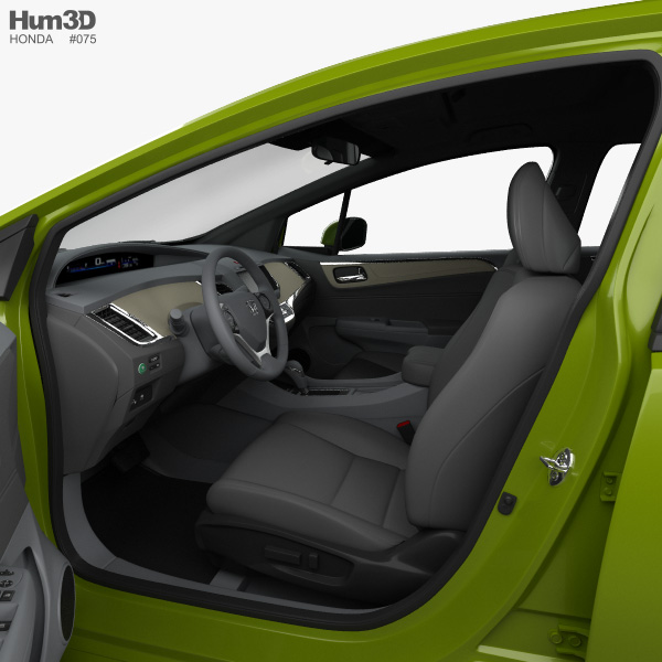 Honda Jade With Hq Interior 2014 3d Model