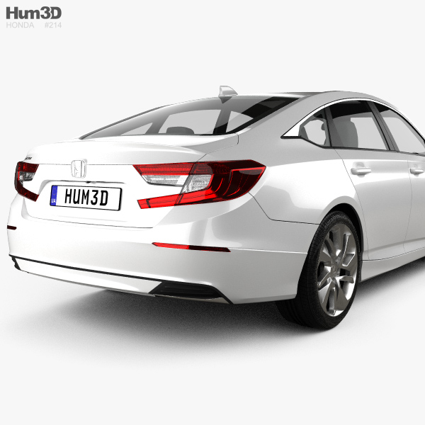 Honda Accord LX US-spec sedan 2018 3D model - Hum3D Honda Accord LX US-spec sedan 2018 3D model - Hum3D