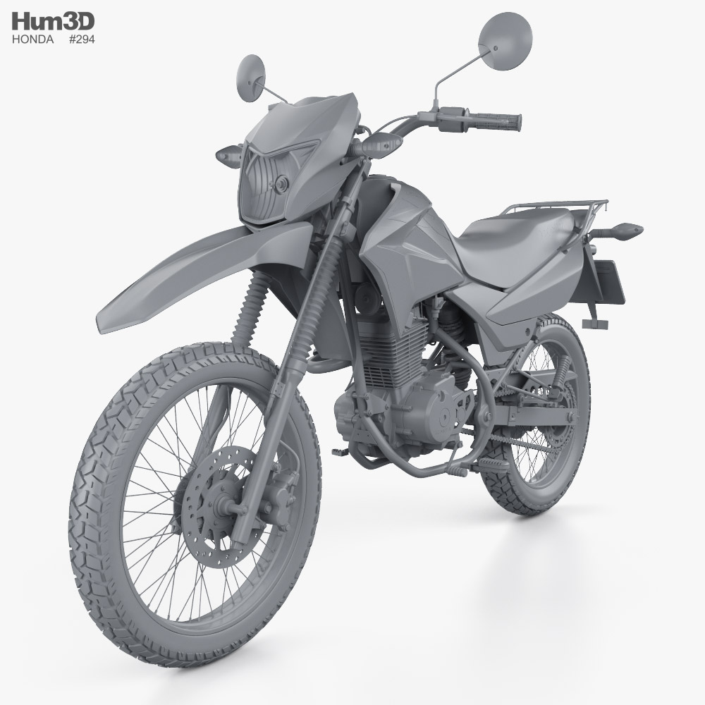 Honda Xr150 L 2020 3d Model Vehicles On Hum3d 9230