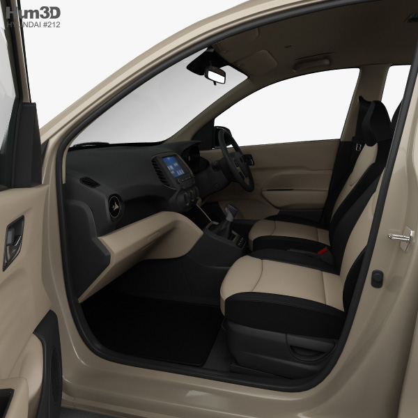 Hyundai Santro Asta With Hq Interior 2018 3d Model