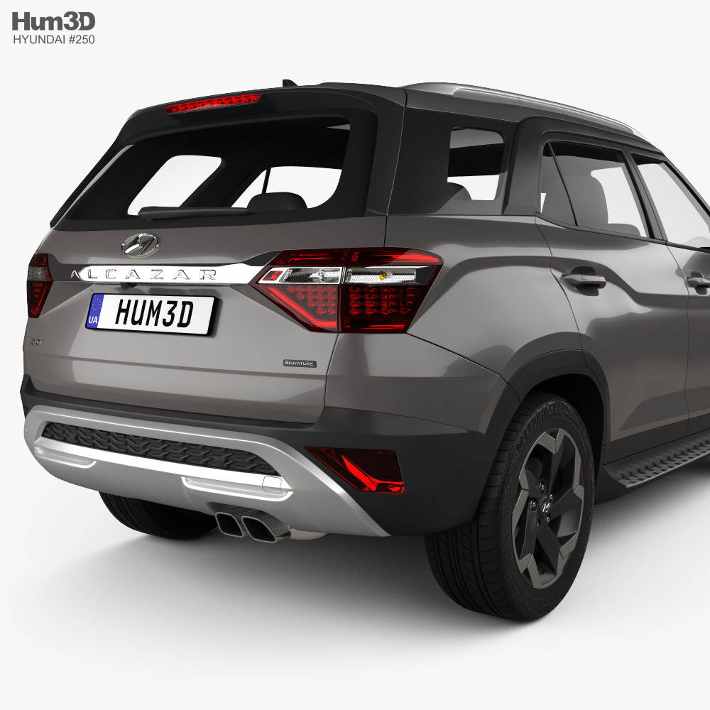 Hyundai Alcazar 2021 3D model - Vehicles on Hum3D