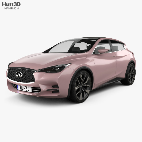 Infiniti Q30 Concept 2013 3D model - Vehicles on Hum3D