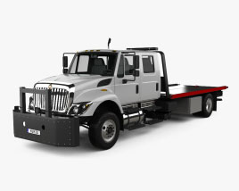 International Navistar Crew Cab Tow Truck 2024 3D model