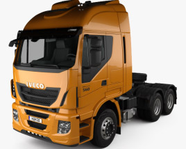 Iveco Stralis Tractor Truck 2015 3D model