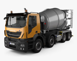 Iveco Stralis X-WAY Mixer Truck 2015 3D model