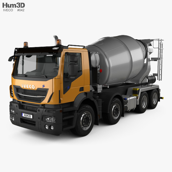 Iveco Stralis X Way Mixer Truck 2017 3d Model Vehicles On Hum3d