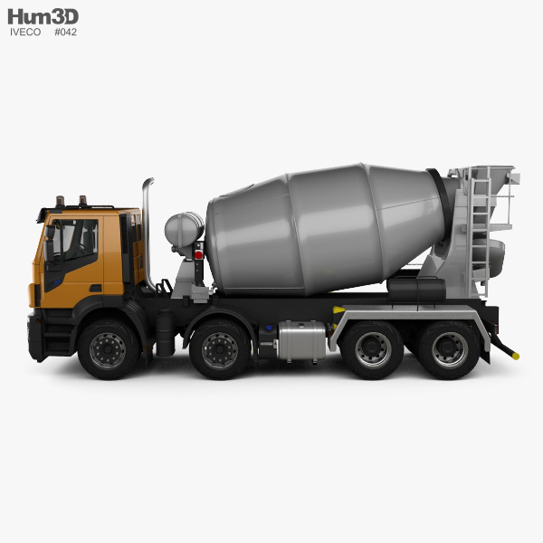 Iveco Stralis X Way Mixer Truck 2017 3d Model Vehicles On Hum3d