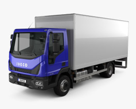 Iveco EuroCargo Box Truck 2018 3D model