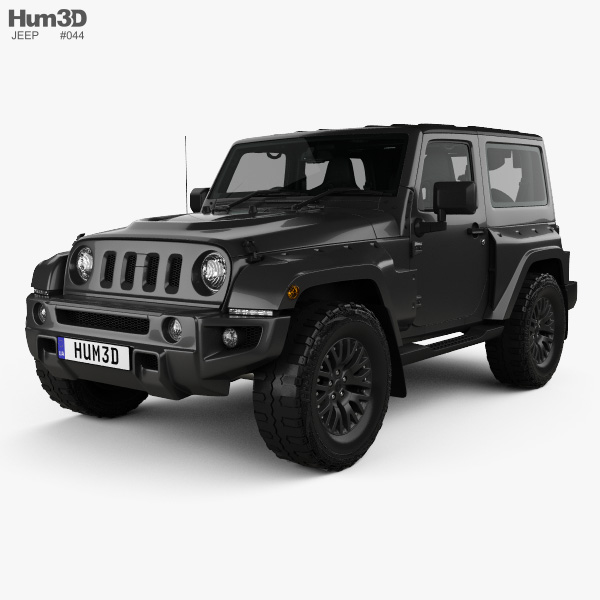 Jeep Wrangler Project Kahn Jc300 Chelsea Black Hawk 2 Door Rhd