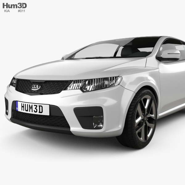 Kia Forte Cerato Naza Coupe 2012 3d Model Vehicles On Hum3d